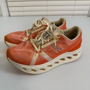 On Cloudsurfer Running Shoes Womens 9 Orange Cream 3WD30090914 CloudTec Phase